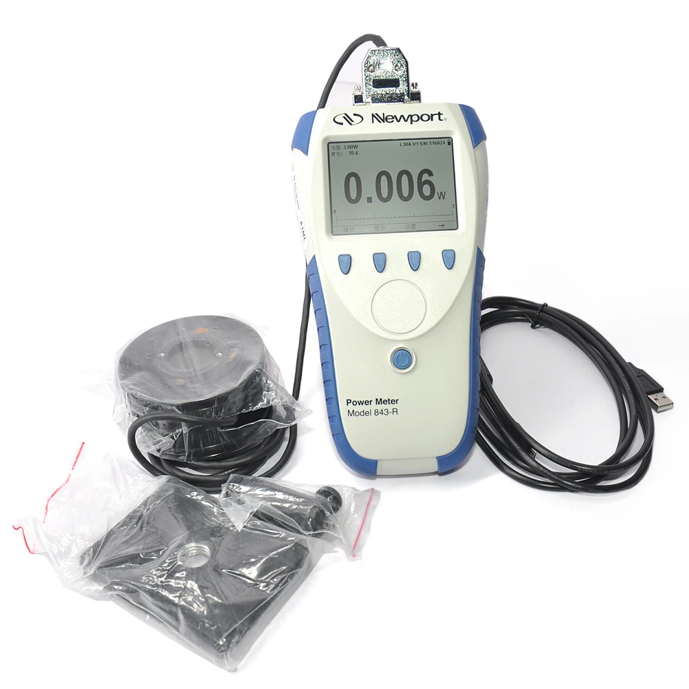 Newport 843-R Optical Power Meter with OPHIR A30A-SH-V1 Probe Kit, Optical Power Measurement Instruments for Optical Experiments