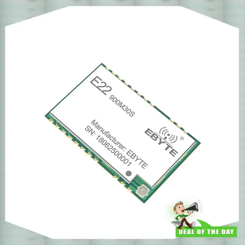 Pengiriman 24 Jam EBYTE Presisi Tinggi 32Mhz SX1262 Modul Lora E22-900M30S TCXO 850-930Mhz 30Dbm 12Km Antarmuka SPI Daya Rendah
