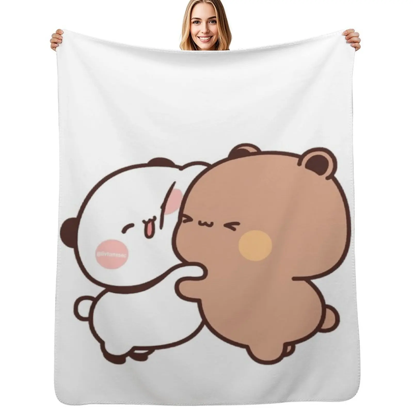 bubu dudu Throw Blanket Compact Warm Blanket for Car Road Trip