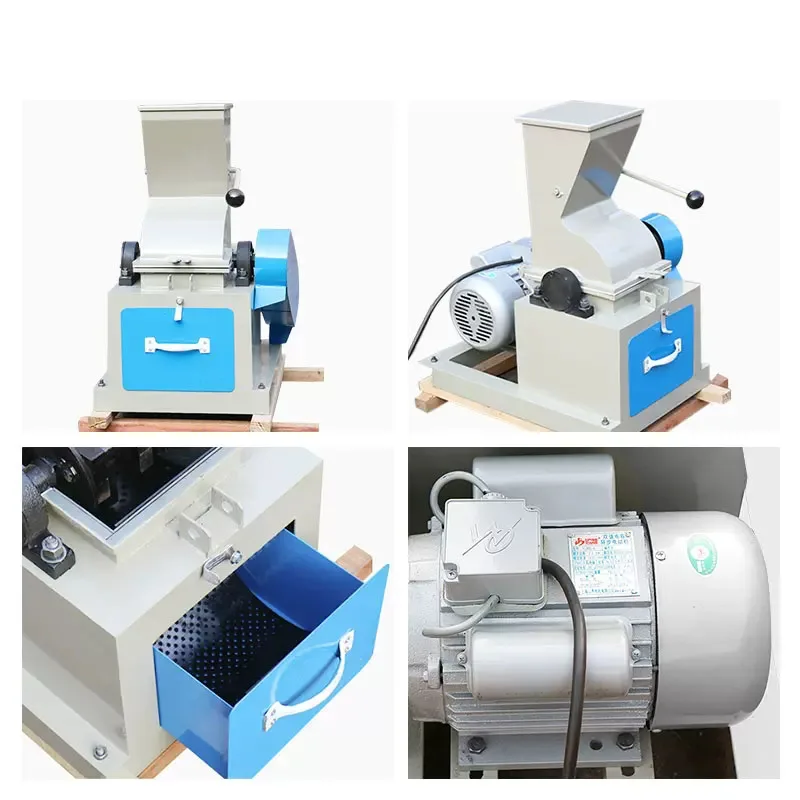 Rock Stone Mini Laboratory particle sieving machine Jaw hammer ball Crusher machine