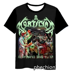 phechion New Fashion Men/Women Mortician Rock 3D Print Short Sleeve T-Shirt Casual Hip Hop Summer T Shirt Tops S259