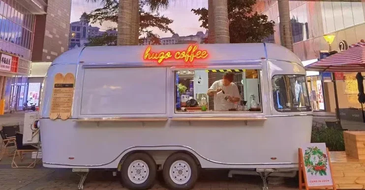 屋外ファーストフードトレーラー,モバイルフードカート,フードトラック,キッチン,工場,ヨーロッパ,新しいコレクション