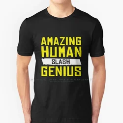 Amazing Human Slash Genius T Shirt 100% Pure Cotton Brooklyn  Brooklyn 99 B99 Jake Peralta Nine Nine Andy Samberg