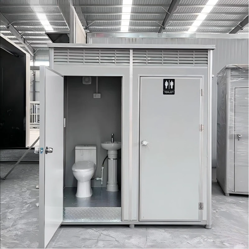 Outdoor Portable Steel Modern Restroom Mobile Container House Toilet for Park School & Hospital Use