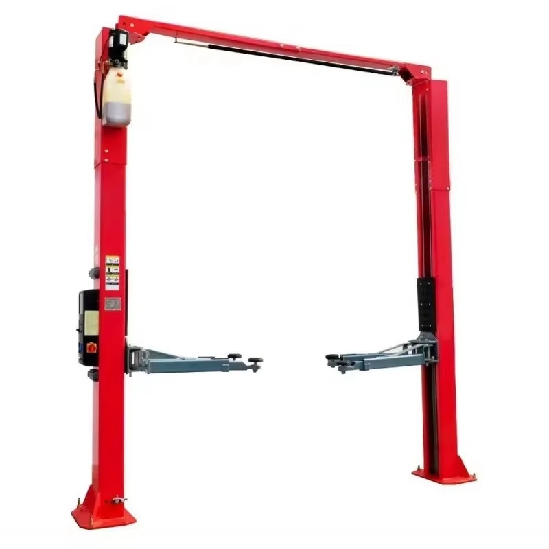 Double Column Car Lifting Machine Hydraulic Double Cylinder Lifting Machine, Lifting Capacity 4000 Kg,