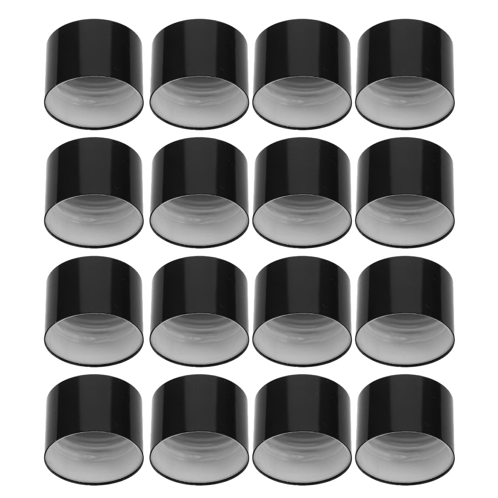 

20pcs Aromatherapy Bottle Cap DIY Black Diffuser Stoppers Reed Jar Lids Replacement Thick Materials Easy Versatile Caps Glass