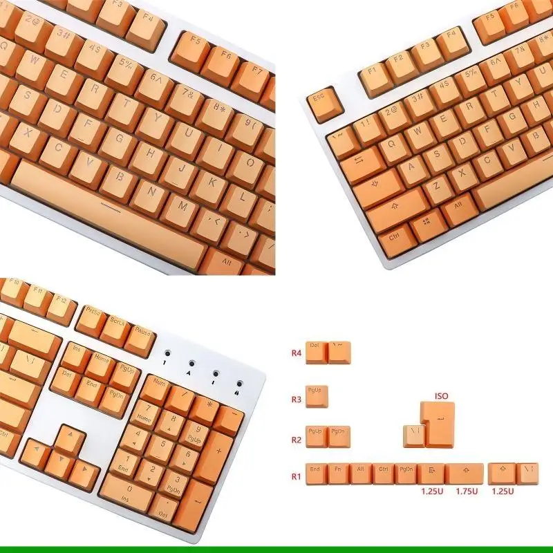 

U55C Double Shot Translucent Keycap Color Personlized For Mechanical Cherry MX