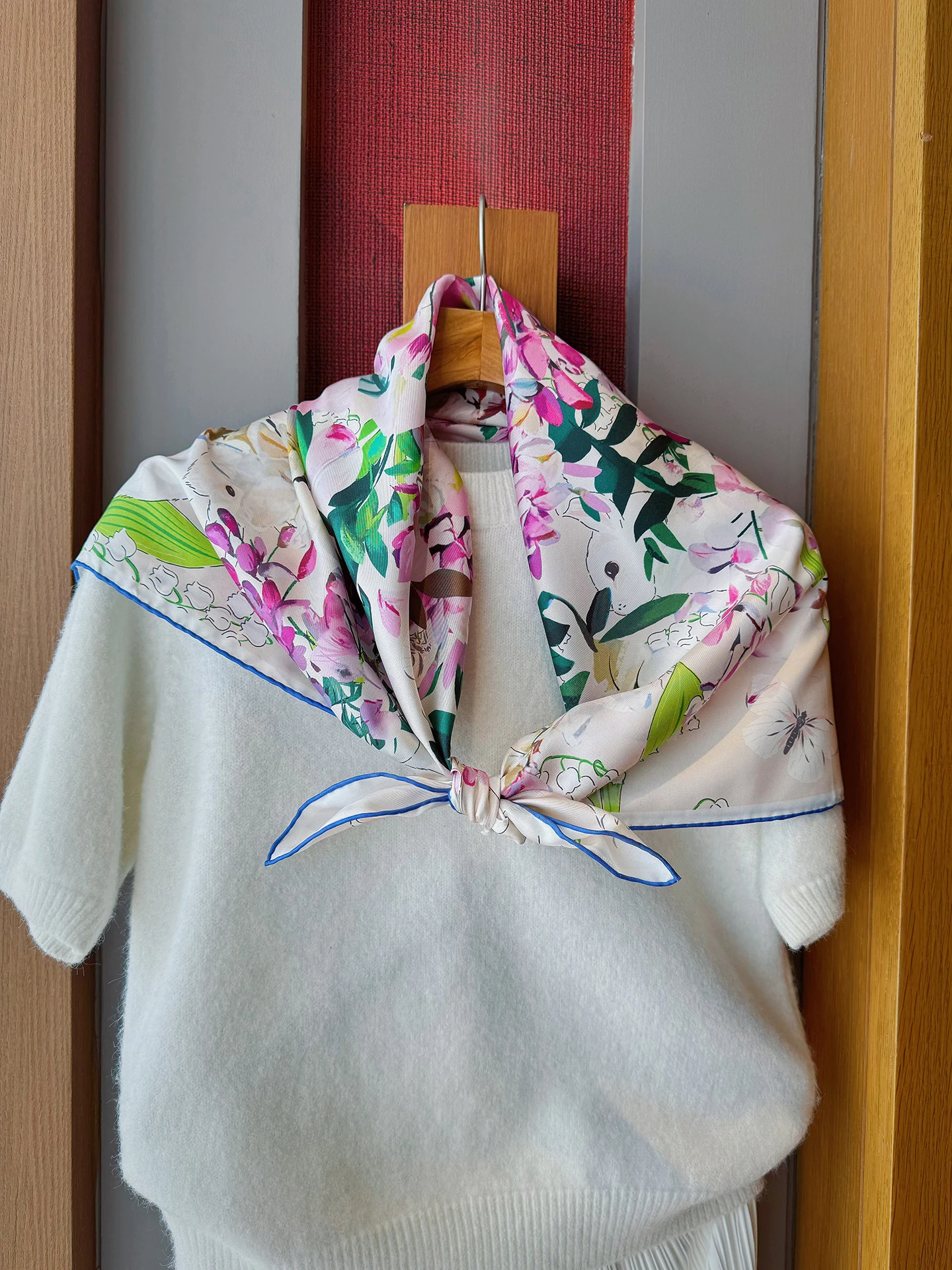 Echarpe-en-soie-rose-grande-taille-polyvalente-printemps-automne-carree-elegante-motif-floral-ethnique-pour-femme-100-mulbe