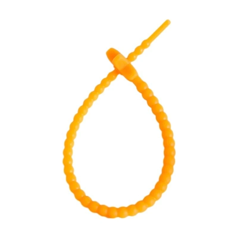 

22cm Candy-Colored Stars Silicone Rope Data Line Binding Tape DIY Chain