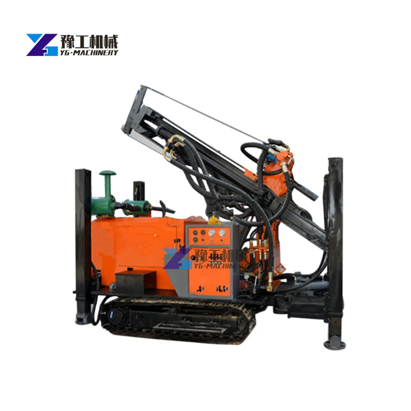 100-500m Deep Borehole Water Well Drilling Rig Hydraulic Portable Crawler Drilling Machine Equipment