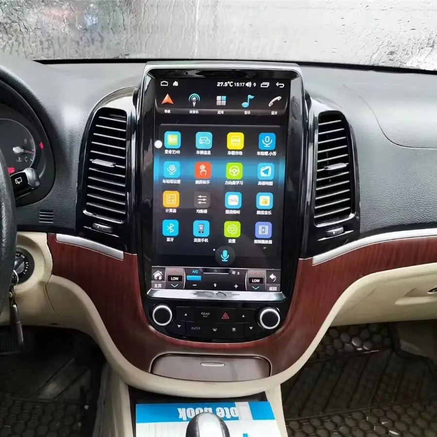 

8+256G Android для Hyundai Santafe 2006-2012, интеллектуальный мультимедийный видеоплеер, радио, GPS, 4G, навигация, беспроводной CarPlay, стереосистема