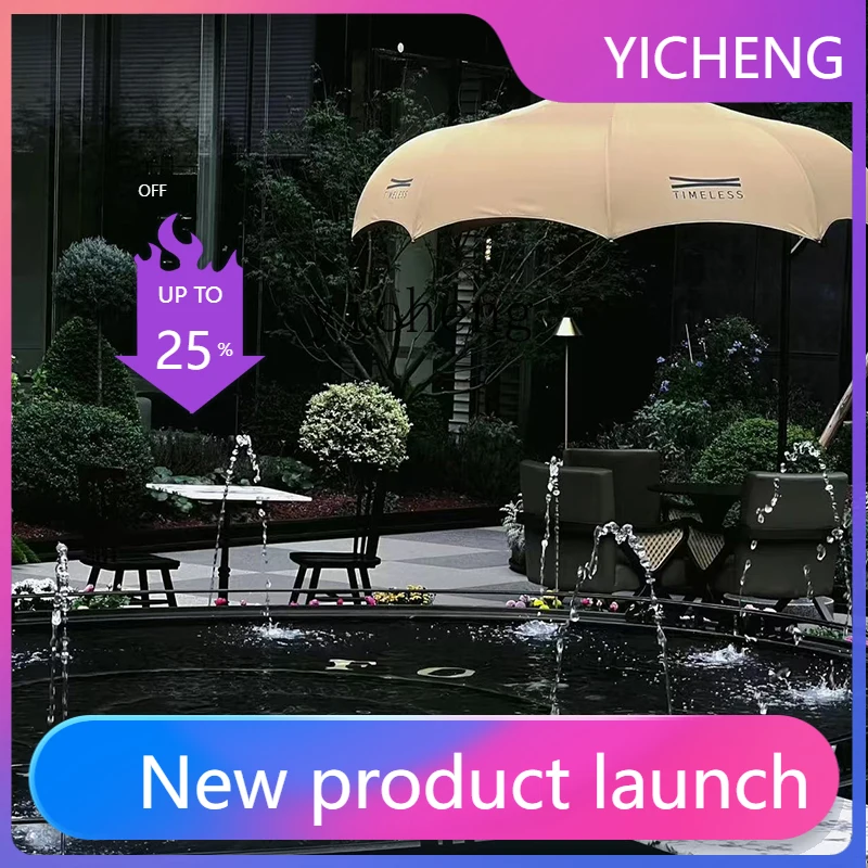LYY   Outdoor Courtyard Cafe Outdoor Parasol Creative Circle Creative Restaurant Furniture