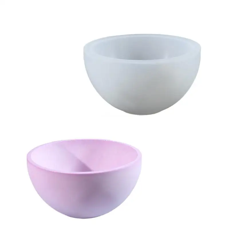 

Handmade Fruit Storage Bowl Silicone Mold Easy Demold Epoxy Resin Mould for Tableware Elegant Tabletop Home Decoration Dropship