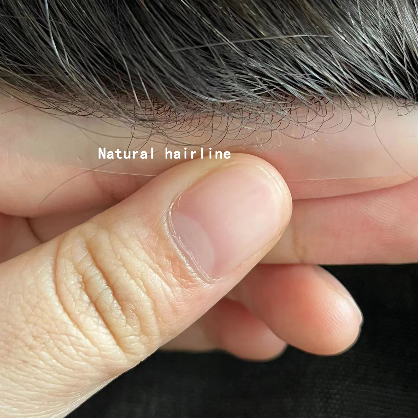 Australia Hair Systems Swiss Lace Men toupee with Pu Around  100% Human hair Wig For Men Natural Hairline Capillary Prosthesis