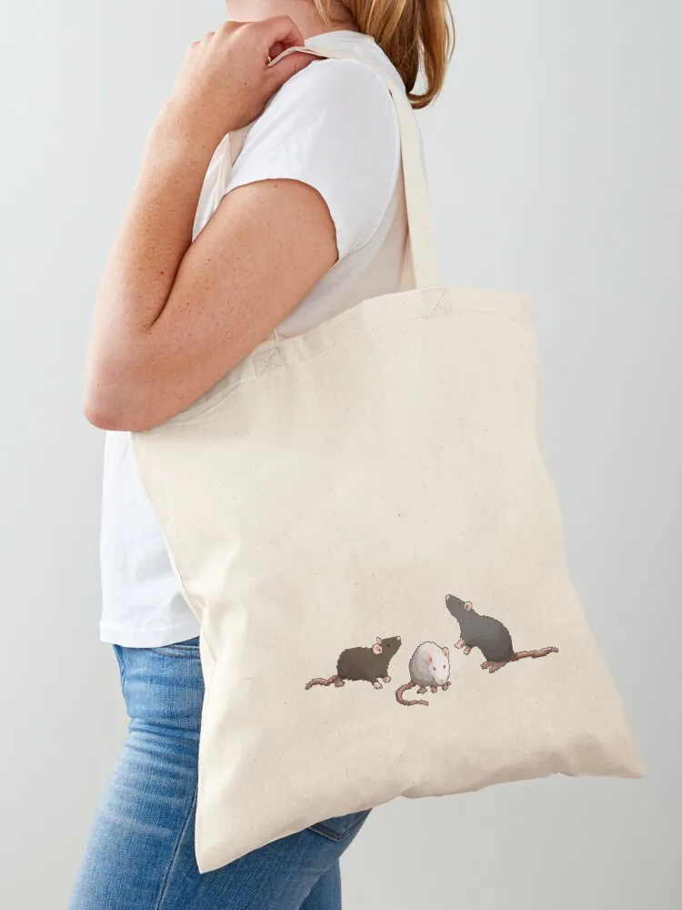 

Pixel Rats Tote Bag custom bags Beach bag the tote bag Reusable bags