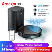 Global Version Arnagar S9 Robot Vacuum Cleaner Auto Empty Dust Collection Sweep＆ Mop 3500Pa 2600mAh Low Noise APP Control