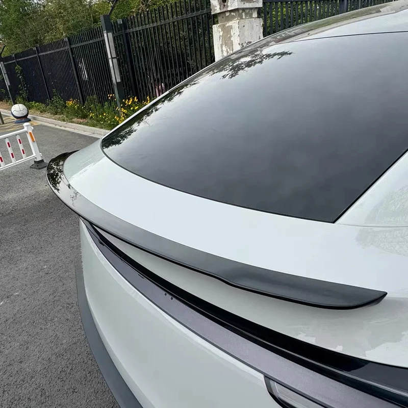 Auto Accessories ABS Blow Molding Matte Black Carbon Fiber Style Rear Trunk Lip Spoiler For Juniper Exterior Upgrade Spares