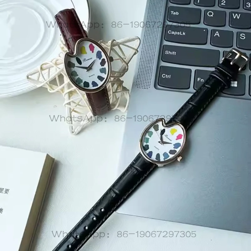 

Tide play new color palette middle and high school students waterproof simple vintage quartz watch
