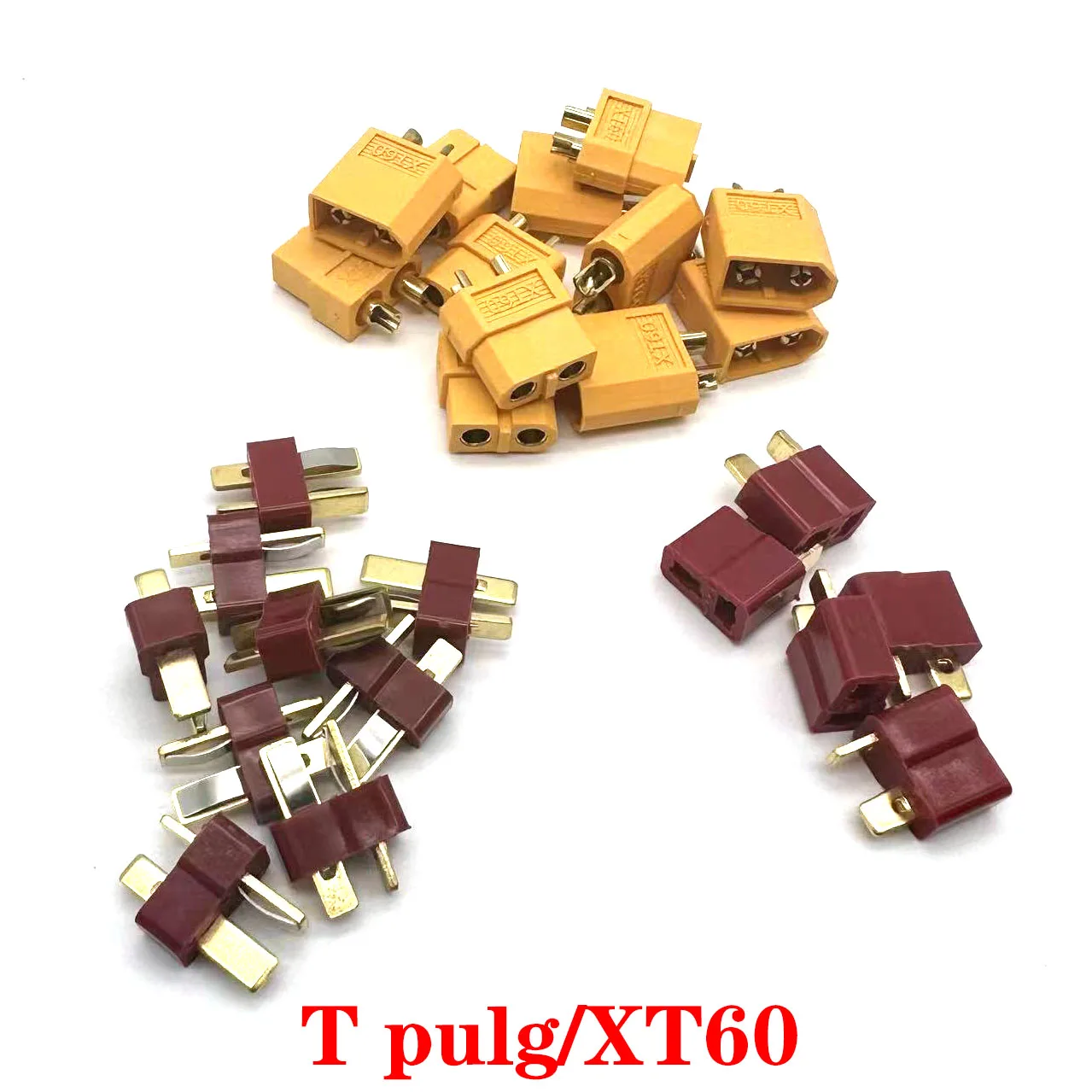 1/2/5pcs XT30 XT60 XT90 EC3 EC5 EC8 t plug battery connector kit male and female Gold Plated Banana Plug for RC parts