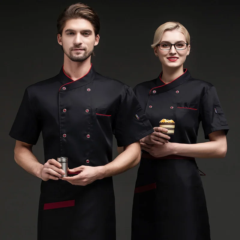 Grand Hotel Restaurant Chef Uniforms Jacket For Men Women Shirts Breathable Kitchen Uniform Catering Cake Bakery Cook Clothes