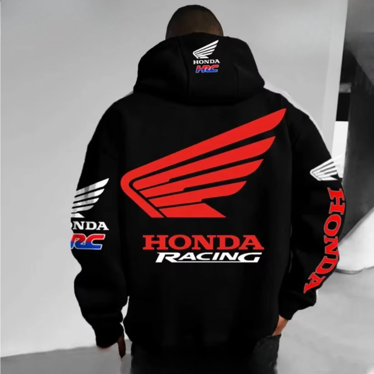 

HONDA Men's 2025 New Hot American Style Honda Logo Hoodie Autumn Winter Women's General Street Wear Casual Hoodie Motorcycle