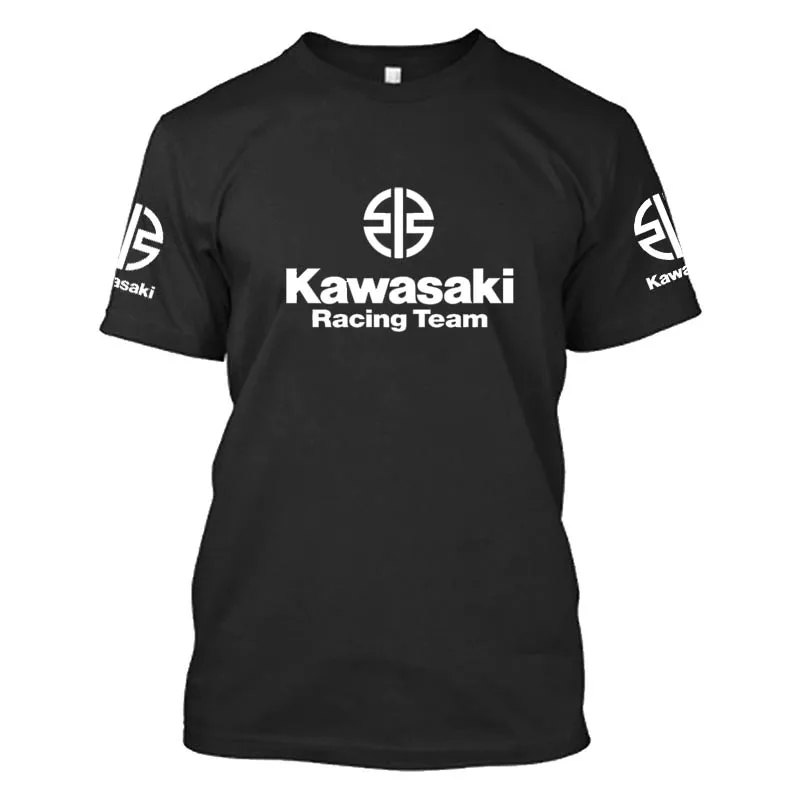 

Kawasaki Men's T-shirts, High-quality Clothes , Printed T-shirts, Motorcycle Uniforms, Men's Clothing, Extreme Sports Men Tops 5