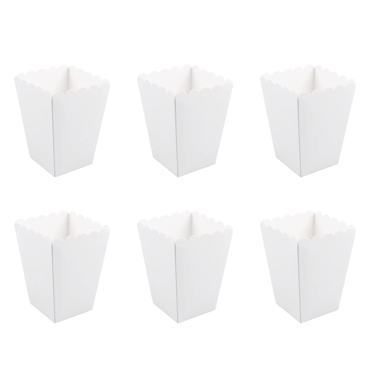 

50 PCS Party Candy Cartons Popcorn Decorations for Paper Bag Tub Cardboard Bulk