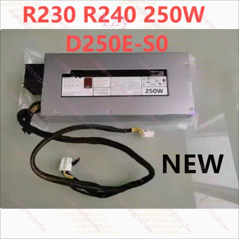 New FOR Dell R230 R240 Server Power Supply 250W P59VM 9J6JG P3G94 D09YF 100% test ok