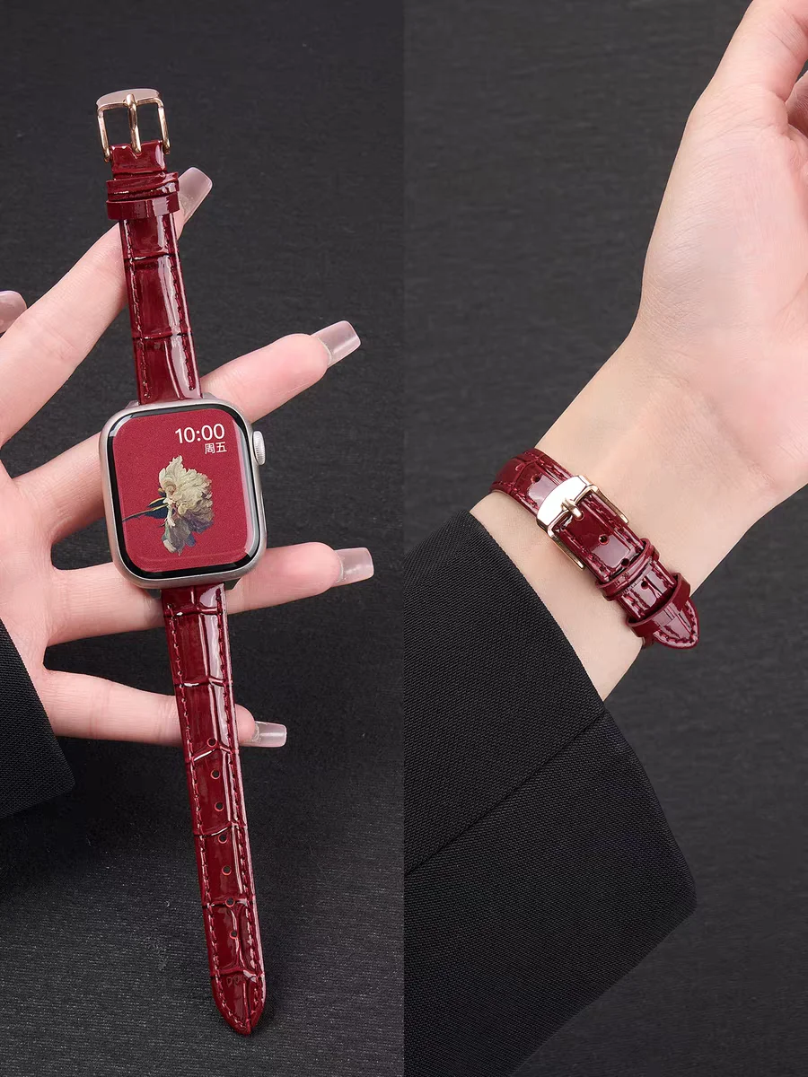 Slanke lederen lus voor Apple  - Dress Watch Ultra Thin recensie en prijs