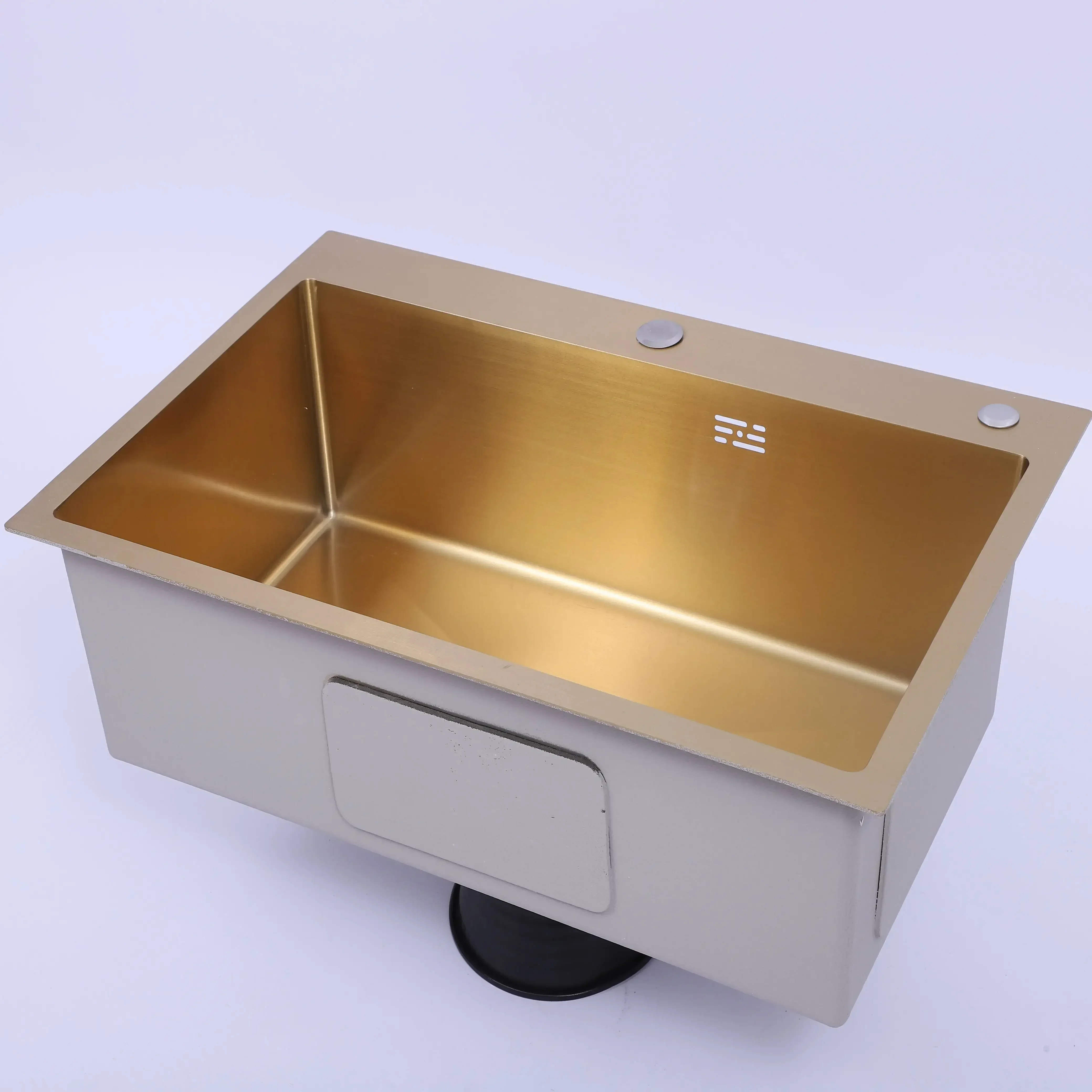 High Quality Recommended Stainless Steel Kitchen Gold Sink Stainless Steel Kitchen Workstation Single Sink