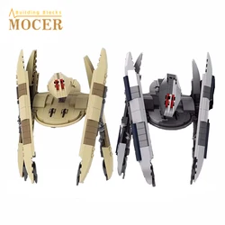 MOCER Space Wars Vulture Droid Starfighters MOC Technical Robot Figures Spaceship Set Building Blocks Toys For Children Gift