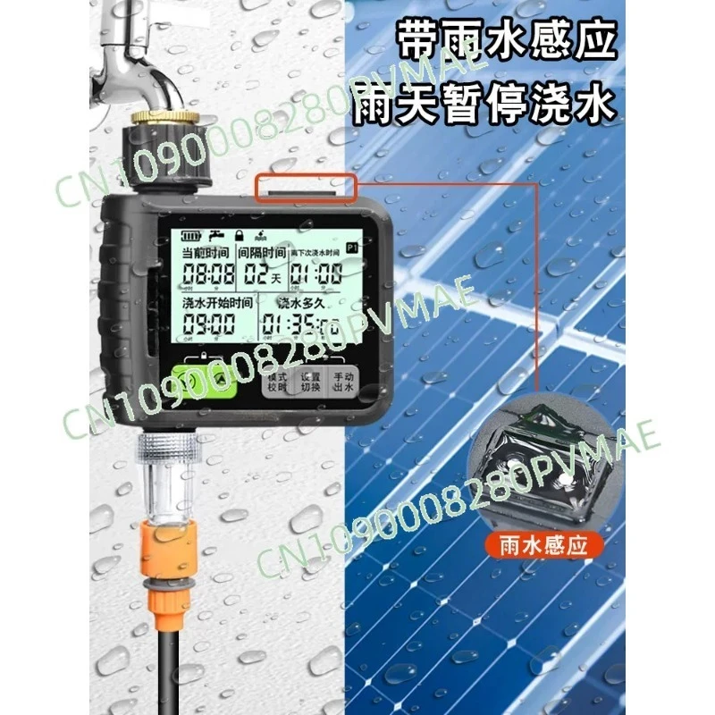 Solar Panel Cleaning System - Timed Atomization Spray Water Sprayer for Dust Removal
