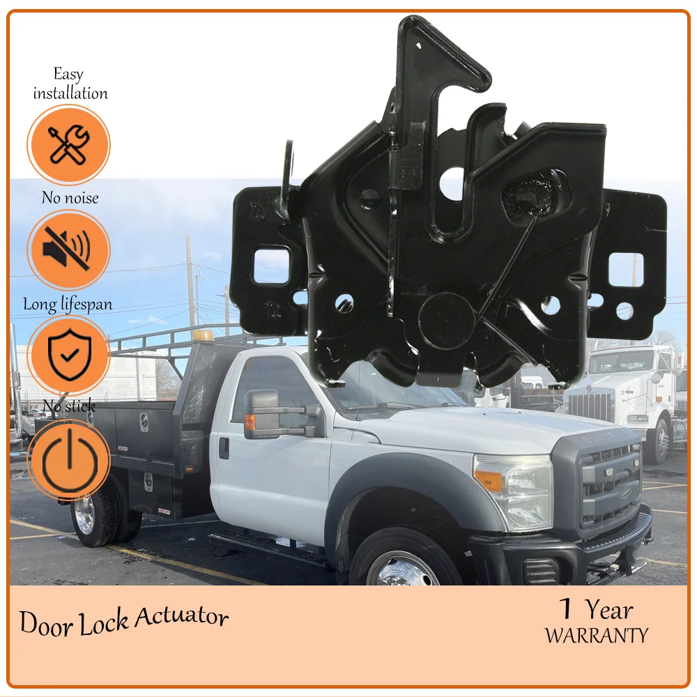 

Hood Latch Kit Assembly 1PC Lock Catch Release Without Alarm System Compatible With Ford F150 F550 Super Duty OE 7C3Z16700A