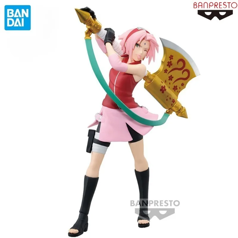 

Original Banpresto NARUTO Shippuden Narutop99 Haruno Sakura 18cm PVC Anime Figure Model Collectible Toys Gift for Friends