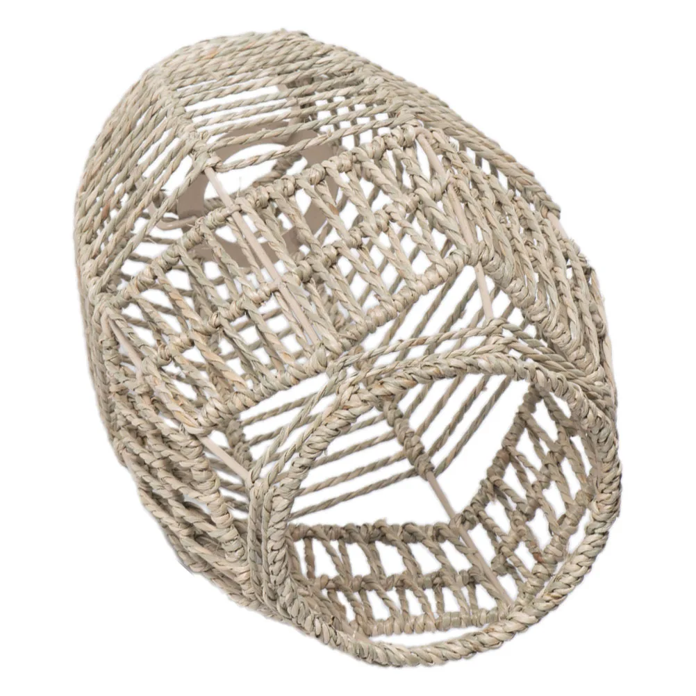 

Handmade Woven Rattan Lampshade Natural Boho Style Light Cover for Chandelier Ceiling Small Decorative Retro Home Supply