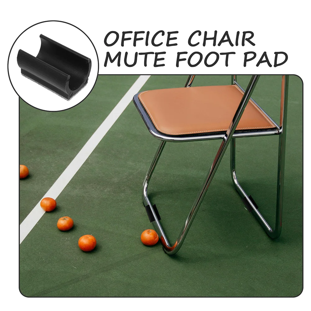 

6Pcs Chair Leg Caps U-Shaped Felt Pads Non-Slip Floor Protectors for Chairs Durable Furniture Pads Chair Leg Floor Protectors