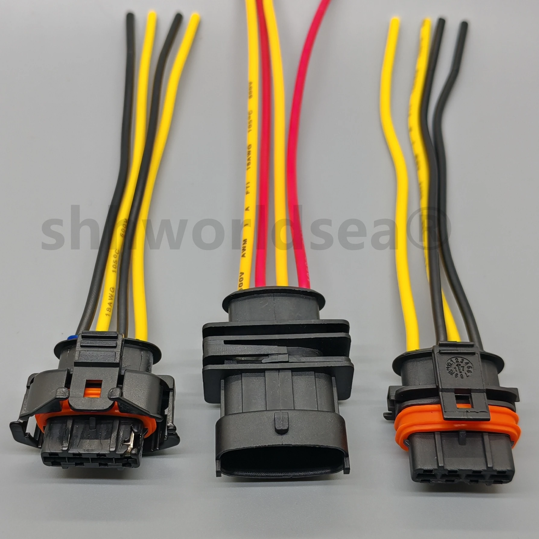 shhworldsea 4 Pin 3.5mm Auto Sensor Connector Plug 1928403736 1928403453 For Buick GT Chevrolet Cruze Ford