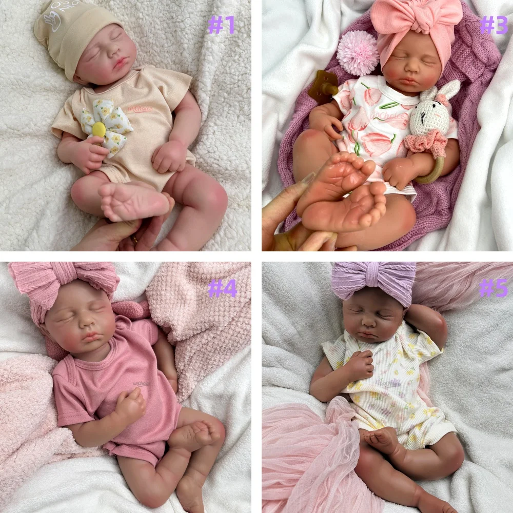 20inch Loulou with Pacifier Full Silicone Baby Doll Realistic Anatomically Correct Reborn Dolls for Girls Collector Kids Gift