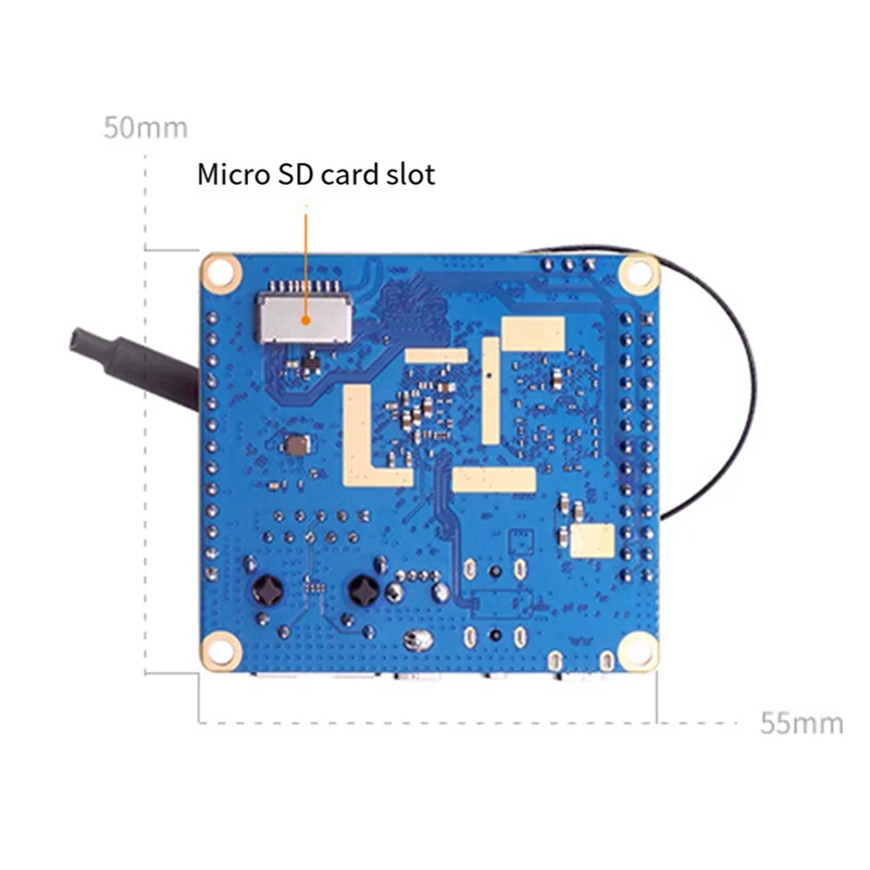 Efficient For Orange Pi Zero3 Development Board 4GB RAM H618 Wifi5+BT5 Gigabit LAN For Android12 Debian12 With Heat Sink US Plug