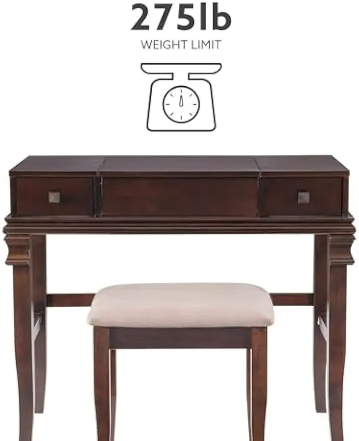 Angela Walnut Vanity Set,30