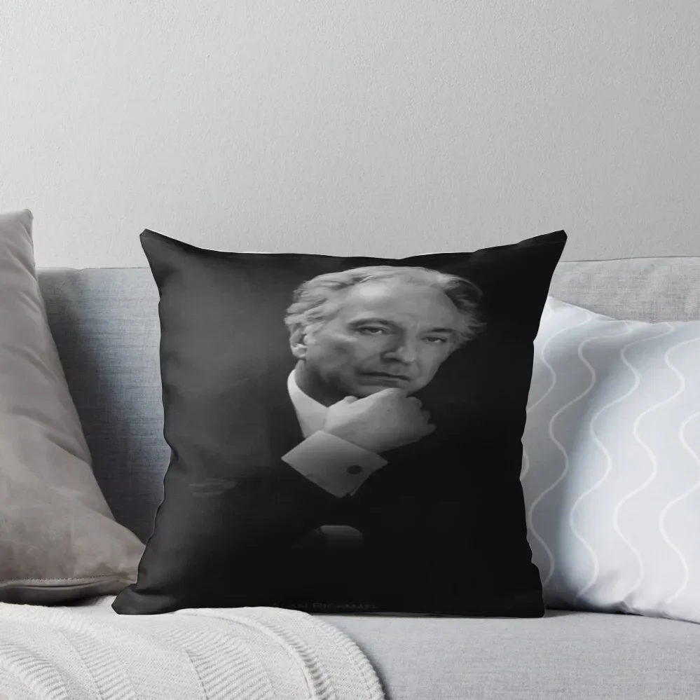 Alan Rickman Throw Pillow sleeping pillows pillow cover luxury Sofa Cushions Cover Cushions Home Decor pillow