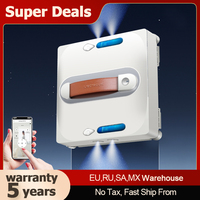 Window Vacuum Robot Cleaner Liectroux S11,4-Way Water Spray,Home Glass Floor Wall Tiles Cleaner Robot,Strong Vacuum,Smart Memory