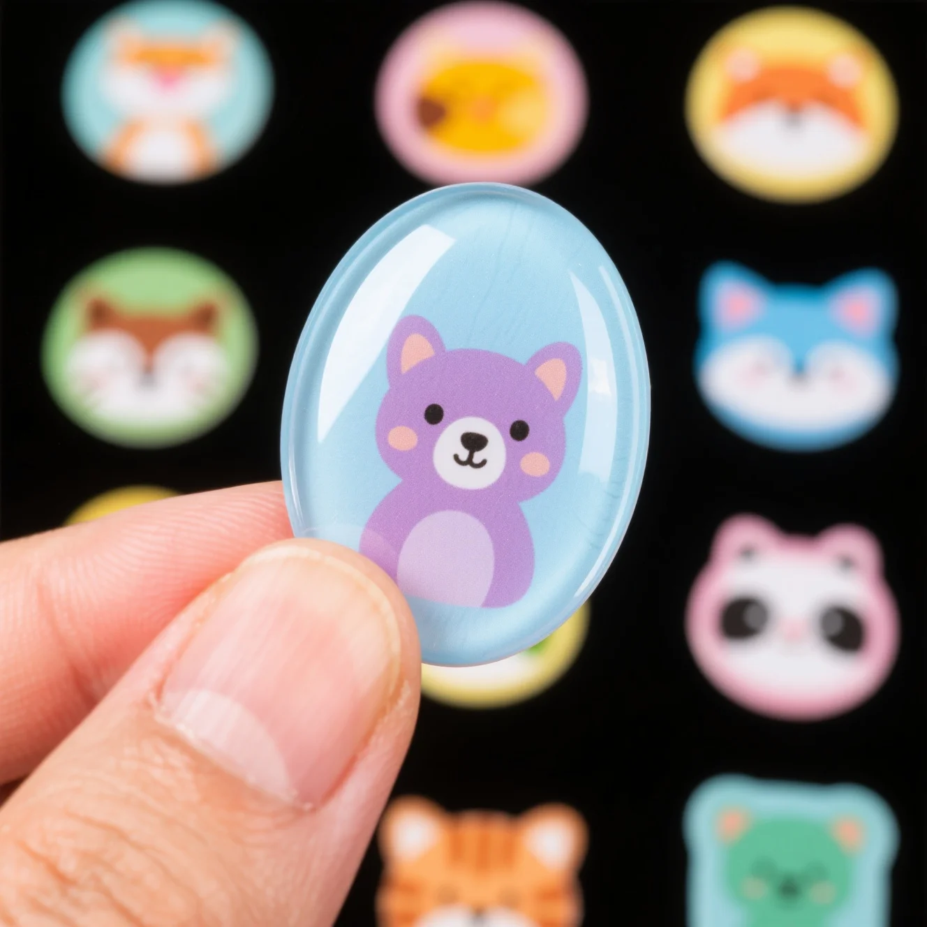 

Premium Dome Sticker With A Bulging Effect For Enhanced Texture