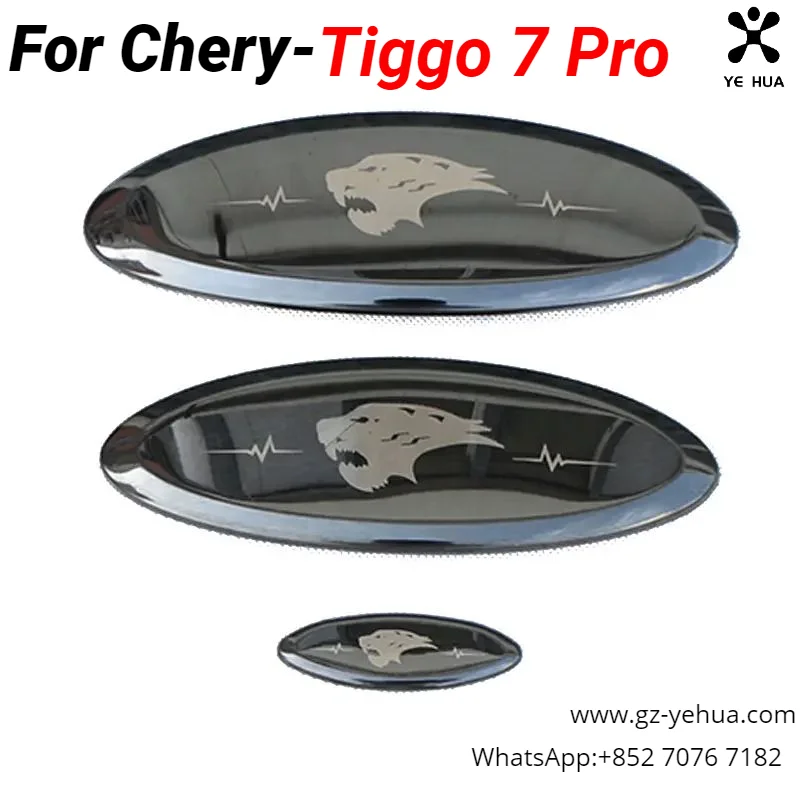 Chery Tiggo Logo Chery Tiggo 7 Pro Tiggo 8 Pro 2023 2015-2018 Black Badge Logo Emblem Decal Racing Grill Hood Sticker Styling