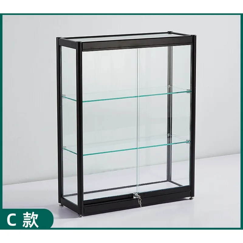 

Glass Display Cabinet Jewelry Transparent Nakajima Store Ornament Display Cabinet Figure Model Small Display Stand
