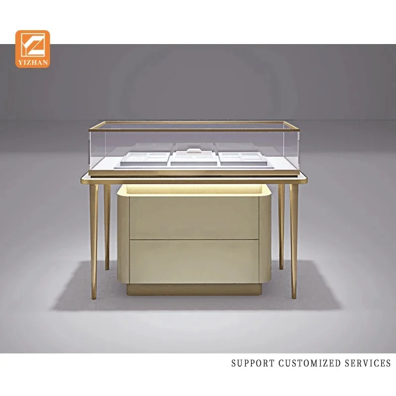 custom.Delicate Boutique Jewelry Stand Unique Retail Shop Display Furniture Watches and Counter Jewelry Displays