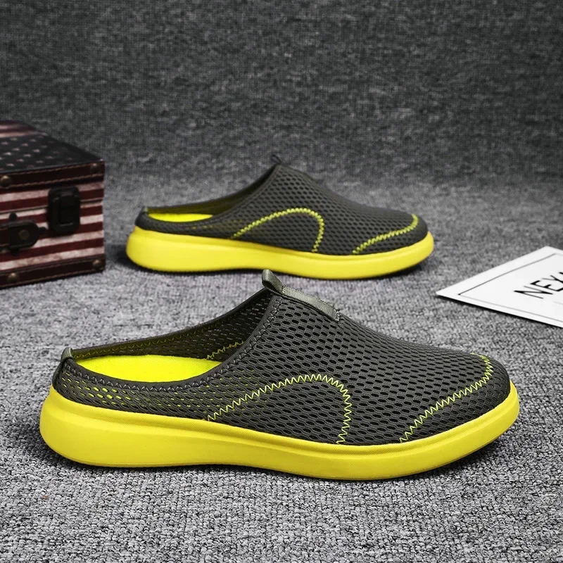2024 Hombre Sneaker Soft Indoor Home Slides man Non-slip Summer Outdoor Beach Sandals Flip Flops Male Footwear Big Size 48 image 6