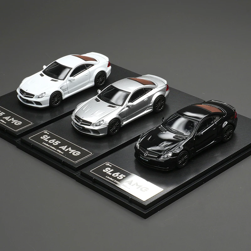 

GUM 1:64 SL65 AMG Black Series R230 V12 Диорама Коллекция моделей автомобилей Миниатюрная игрушка Gear Up
