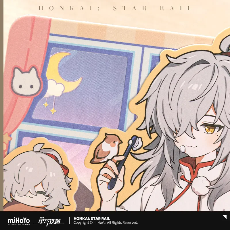 miHoYo Game Official Honkai Star Rail Male Dormitory Serie Trading Card Sunday Blade DanHeng Jing Yuan Prop Cosplay Xmas Gifts