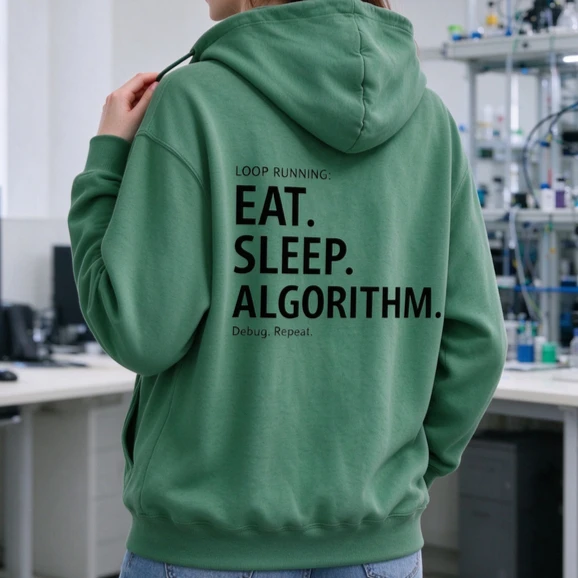 Eat Sleep Engineer Hoodie Funny Sweatshirt Student Gift Code Crash Repeat Shirt Tech Humor Programmer Casual Streetwear Unisex